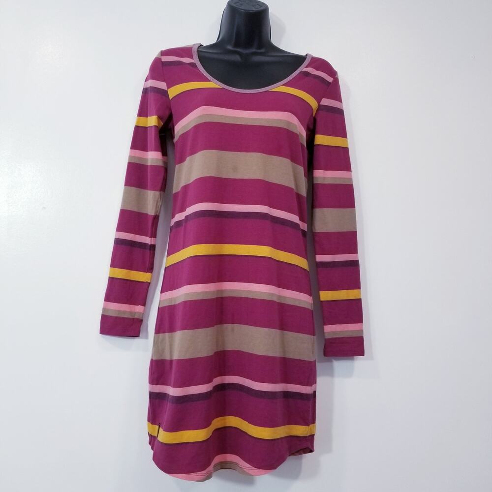 Lole Striped Long Sleeves Dress